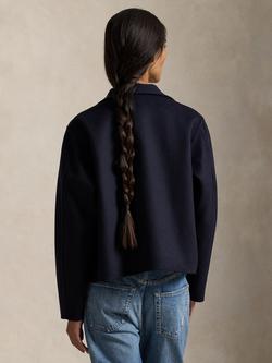 Polo Ralph Lauren Double Faced Pure Wool Jacket, Navy - view 2, Navy