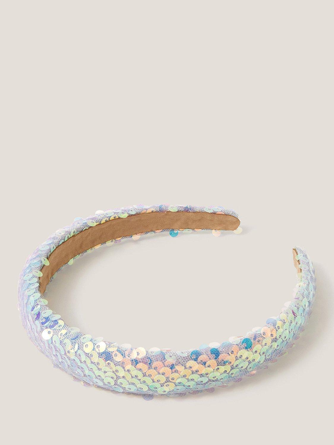 Product image 1 of 2, which shows Monsoon Kids' Frosted Sequin Headband, Multi, One Size