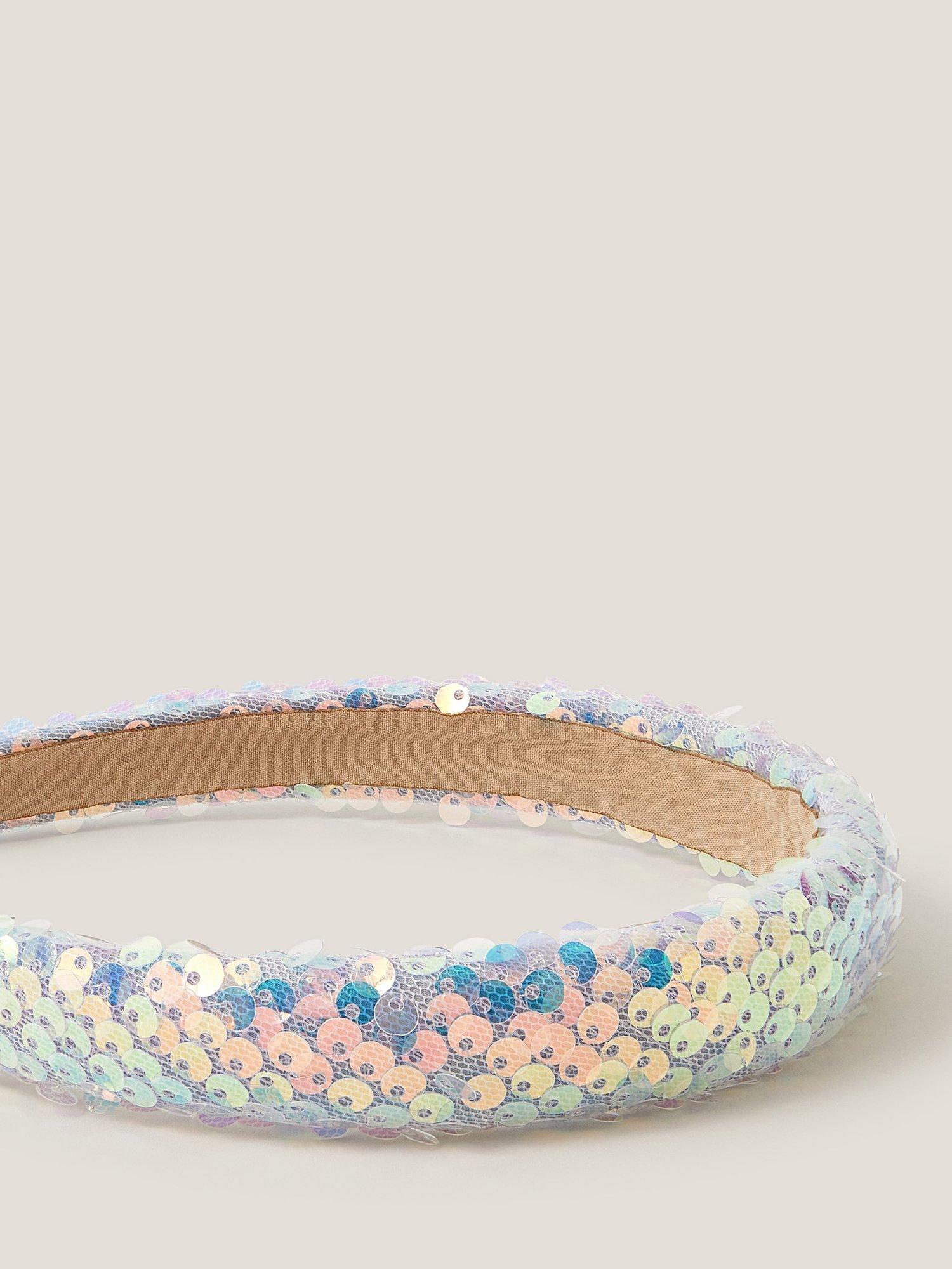 Product image 2 of 2, which shows Monsoon Kids' Frosted Sequin Headband, Multi, One Size