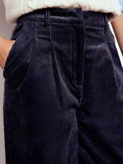 Boden Bloomsbury Corduroy Trousers, Navy - view 2, Navy