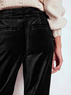 Boden Canonbury Velvet Trousers - view 2, Black