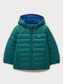 Crew Clothing Kids' Reversible Lowther Jacket, Multi Green
