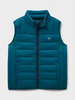 Crew Clothing Kids' Gilet, Teal Blue