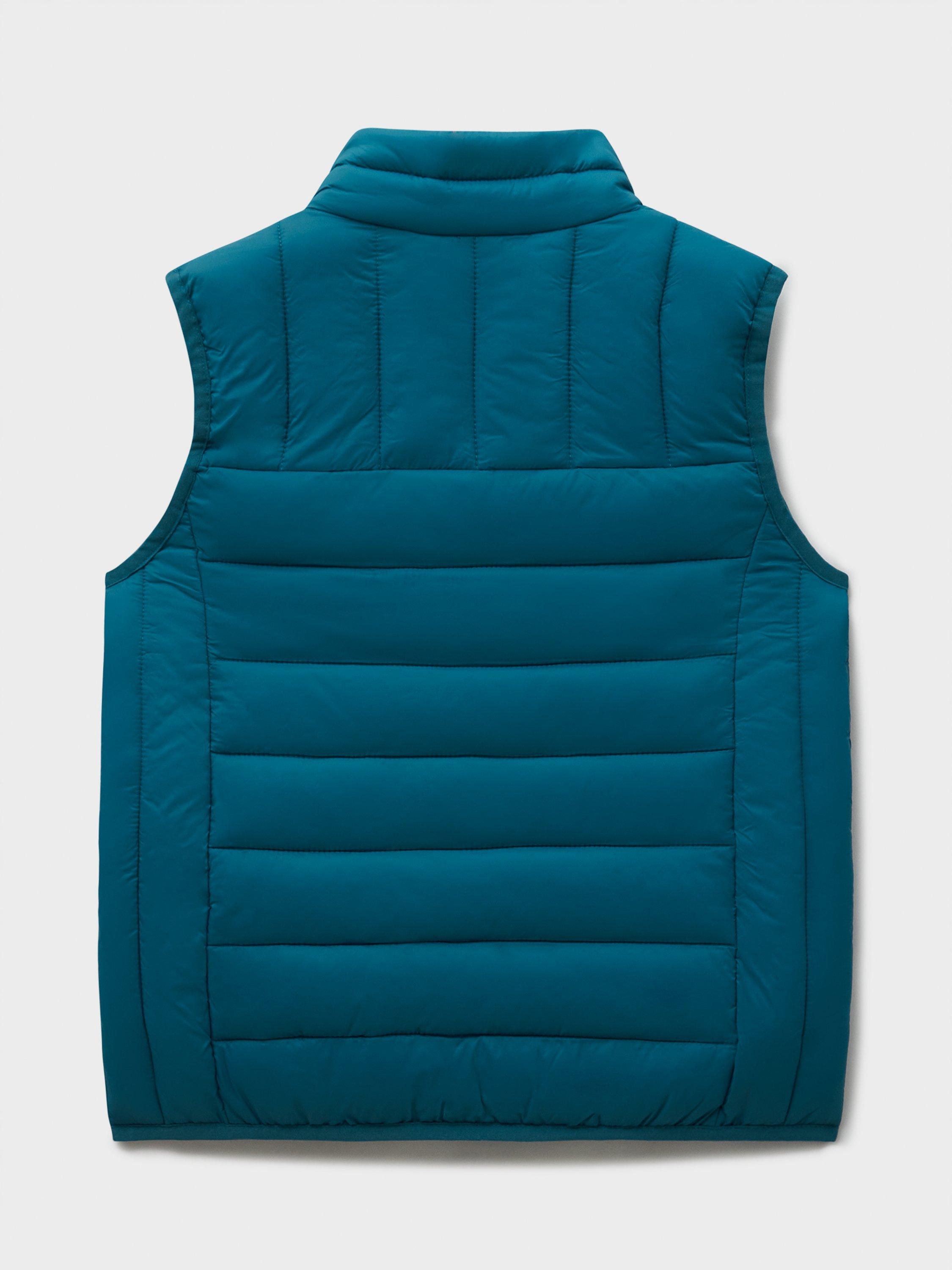Product image 2 of 3, which shows Crew Clothing Kids' Gilet, Teal Blue, 8-9 years