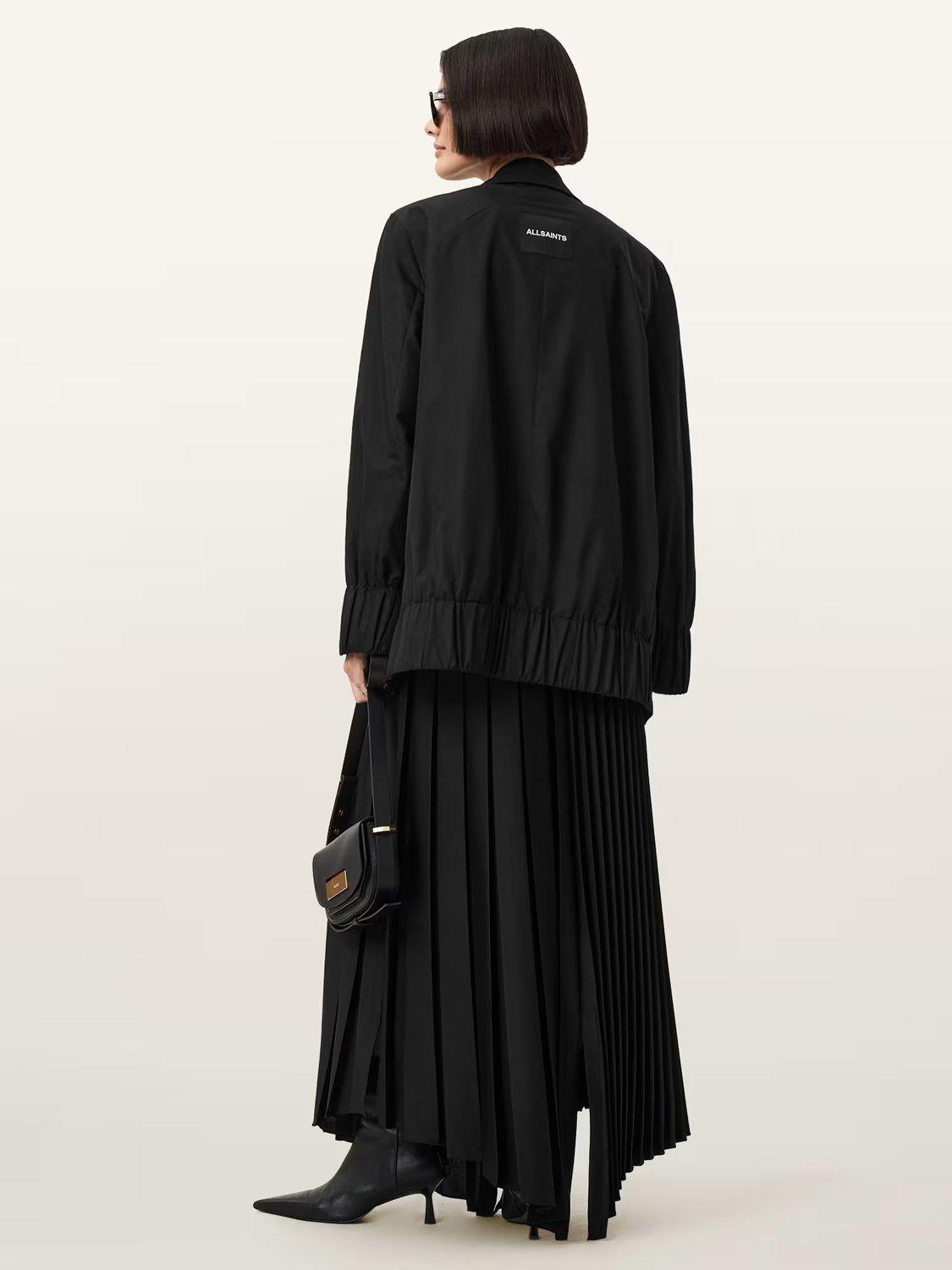 Product image 4 of 6, which shows AllSaints Alassett Oversized Blazer, Black, 10