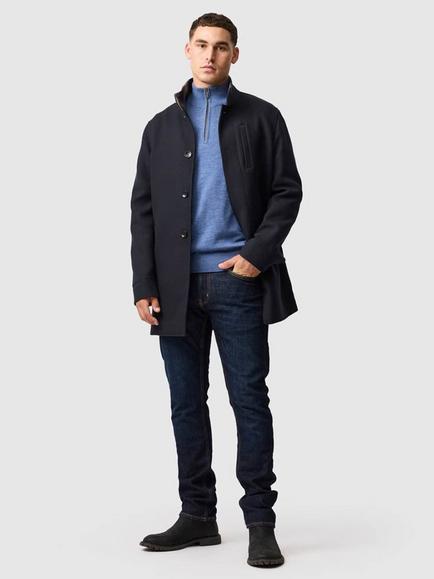 Rodd & Gunn Nobles Zip-Neck Sweatshirt - view 2, Ocean