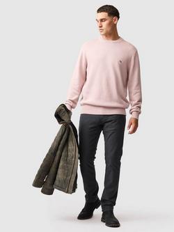 Rodd & Gunn Gunn Knitted Cotton Crew Neck Jumper - view 2, Magnolia