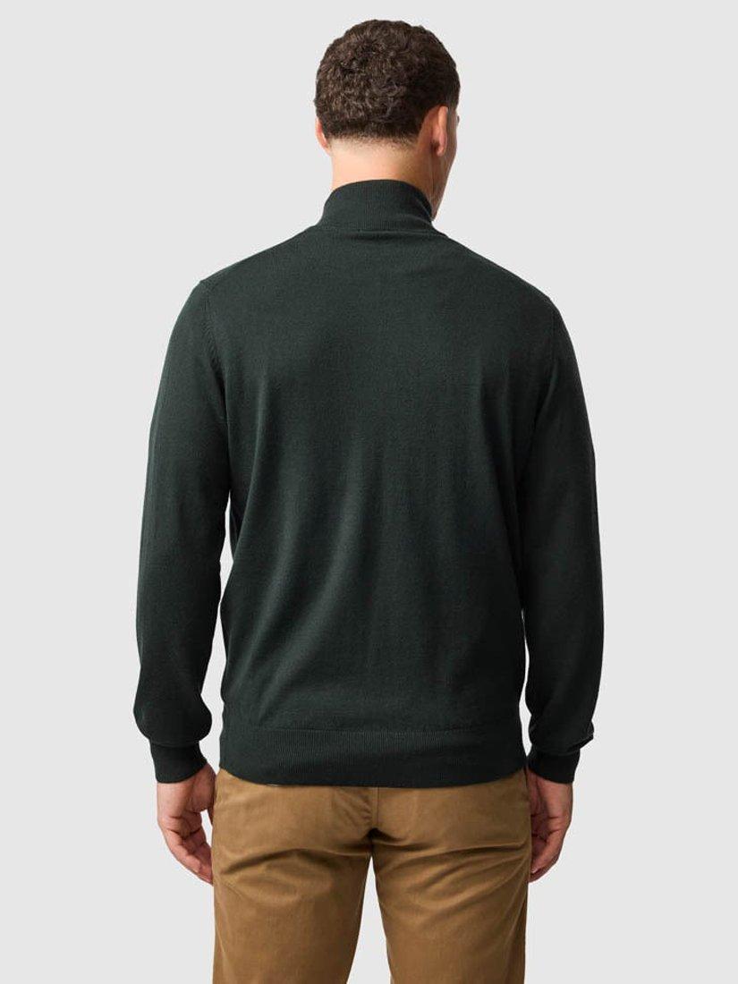 Product image 3 of 6, which shows Rodd & Gunn Nobles Zip-Neck Sweatshirt, Forest, XS