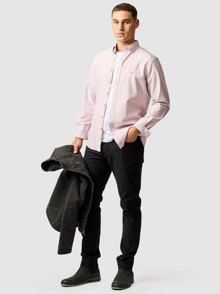 Rodd & Gunn Oxford Cotton Sports Fit Long Sleeve Shirt - view 2, Blush