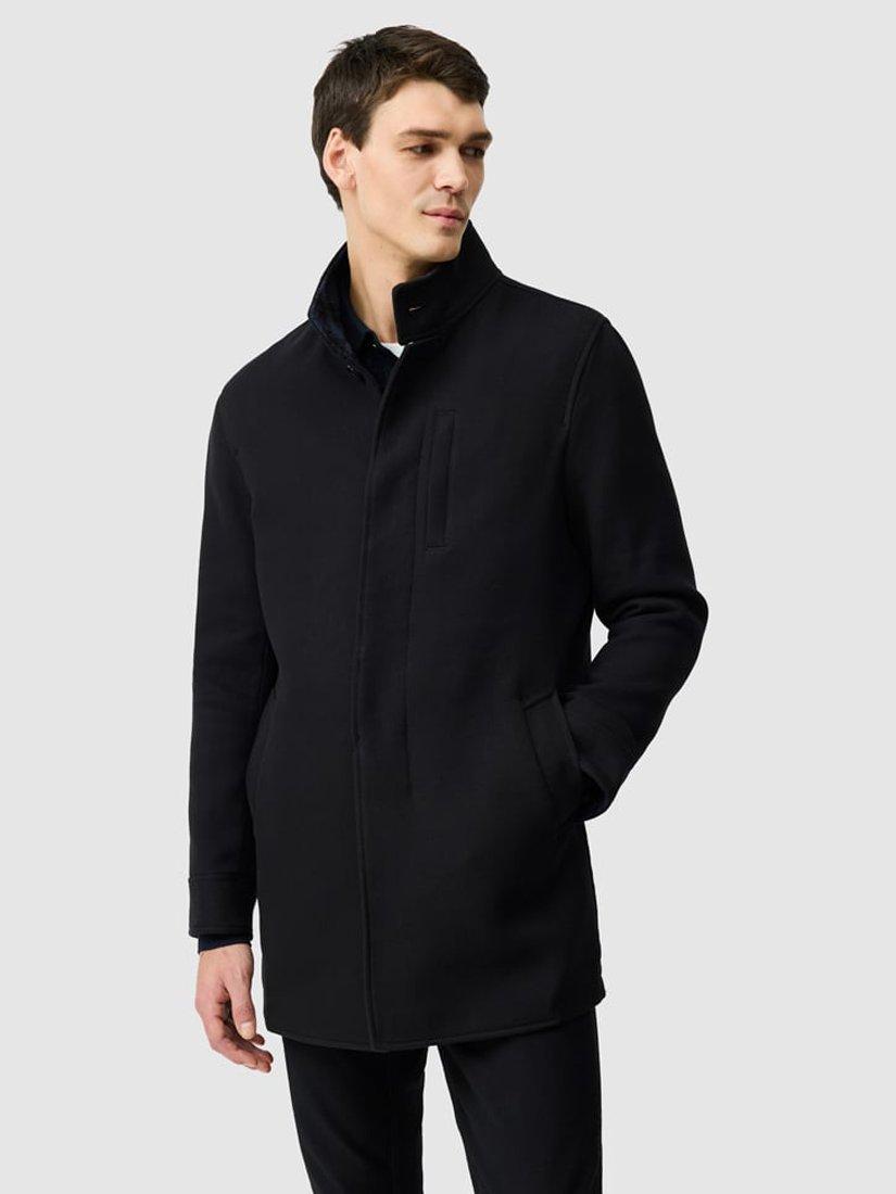 Product image 1 of 11, which shows Rodd & Gunn Cain Single-Breasted Cotton Twill Jacket, Onyx, XXXL