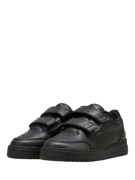PUMA Kids' Shuffle Downtown Mid Trainers, Black - view 2, Black