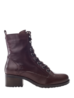 Moda in Pelle Bezzy Leather Ankle Boots, Dark Brown