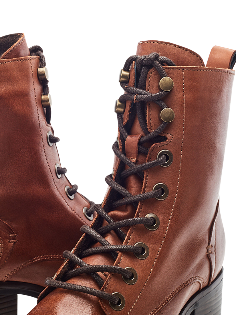 Product image 3 of 4, which shows Moda in Pelle Bezzy Leather Ankle Boots, Tan, 3