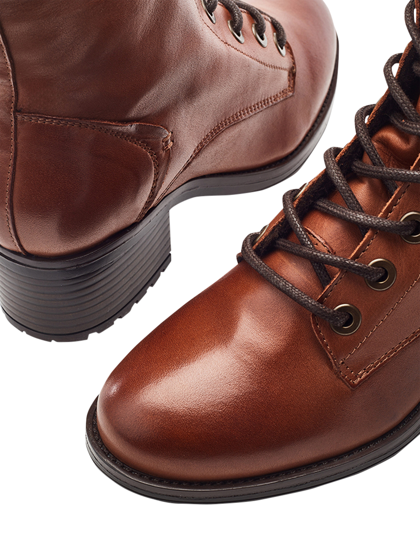 Product image 4 of 4, which shows Moda in Pelle Bezzy Leather Ankle Boots, Tan, 3