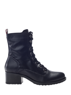 Moda in Pelle Bezzy Leather Ankle Boots, Black