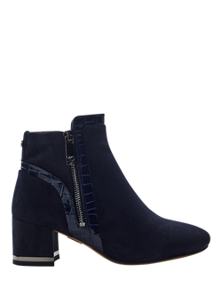 Moda in Pelle Pesar Ankle Boots, Navy, Navy