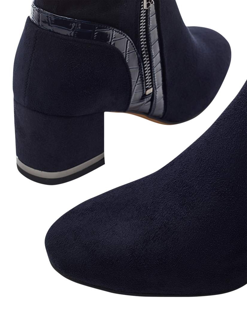 Product image 3 of 4, which shows Moda in Pelle Pesar Ankle Boots, Navy, 4