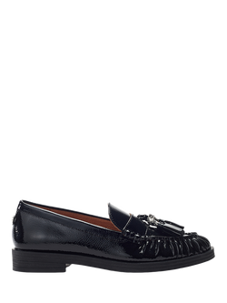 Moda in Pelle Fura Patent Leather Loafers, Black