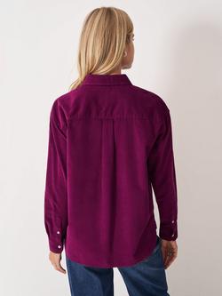 Crew Clothing Corduroy Overshirt - view 2, Plum