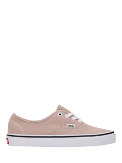 Vans Kids' Authentic Lace Up Trainers, Mushroom, Mushroom