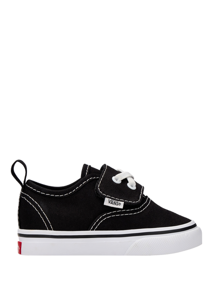 Vans Kids' Authentic Elastic Lace Up Trainers, Black, Black