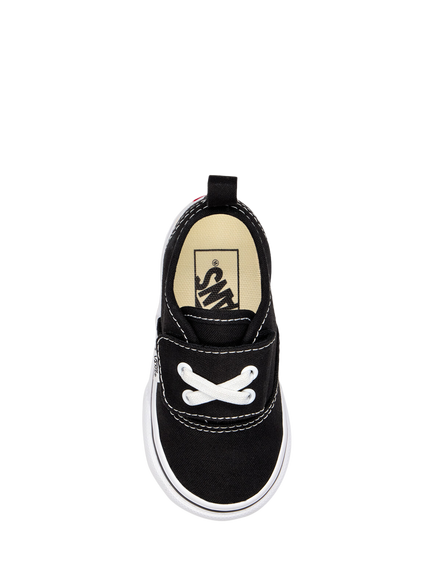 Vans Kids' Authentic Elastic Lace Up Trainers, Black - view 2, Black
