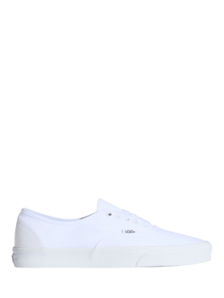 Vans Kids' Authentic Lace Up Trainers, True White, True White