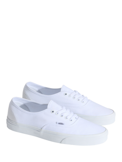 Vans Kids' Authentic Lace Up Trainers, True White - view 2, True White