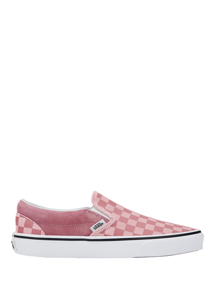 Vans Kids' Classic Slip-On Trainers, Checker Mauve, Checker Mauve
