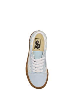 Vans Kids' Old Skool Lace Up Trainers - view 2, Gum Check/Mist