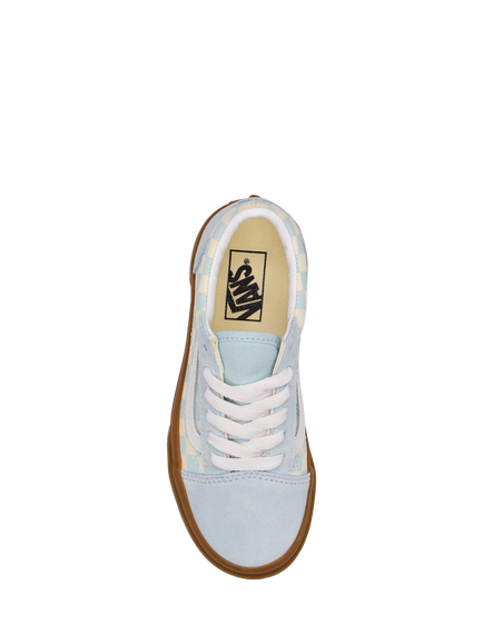 Vans Kids' Old Skool Lace Up Trainers - view 2, Gum Check/Mist