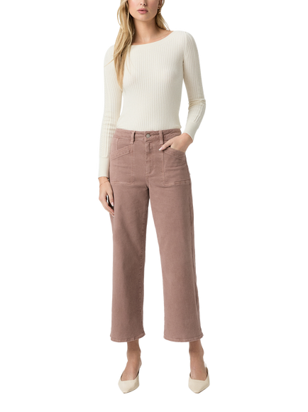 PAIGE Anessa High Rise Wide Leg Jeans, Vintage Mauve Mist, Vintage Mauve Mist