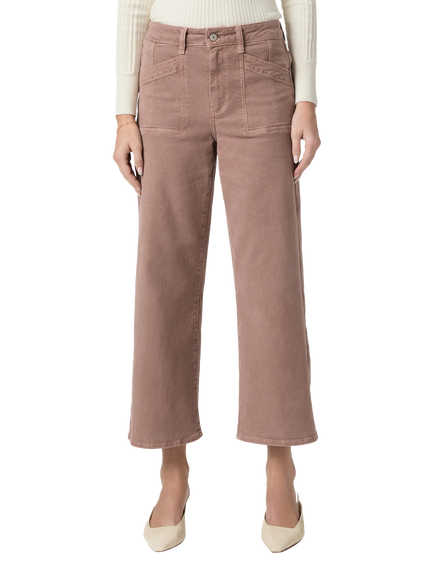 PAIGE Anessa High Rise Wide Leg Jeans, Vintage Mauve Mist - view 2, Vintage Mauve Mist