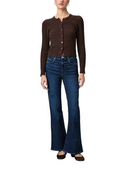 PAIGE Marlow Skim Kickflare Jeans, Cambre, Cambre
