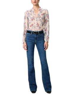 PAIGE Lula Cherry Blossom Pure Silk Shirt, Multi - view 2, Multi