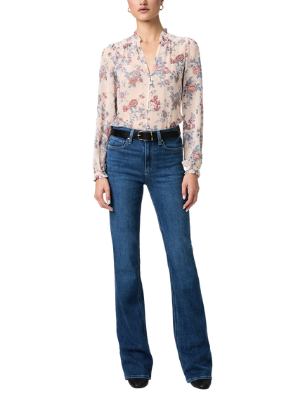 PAIGE Lula Cherry Blossom Pure Silk Shirt, Multi - view 2, Multi