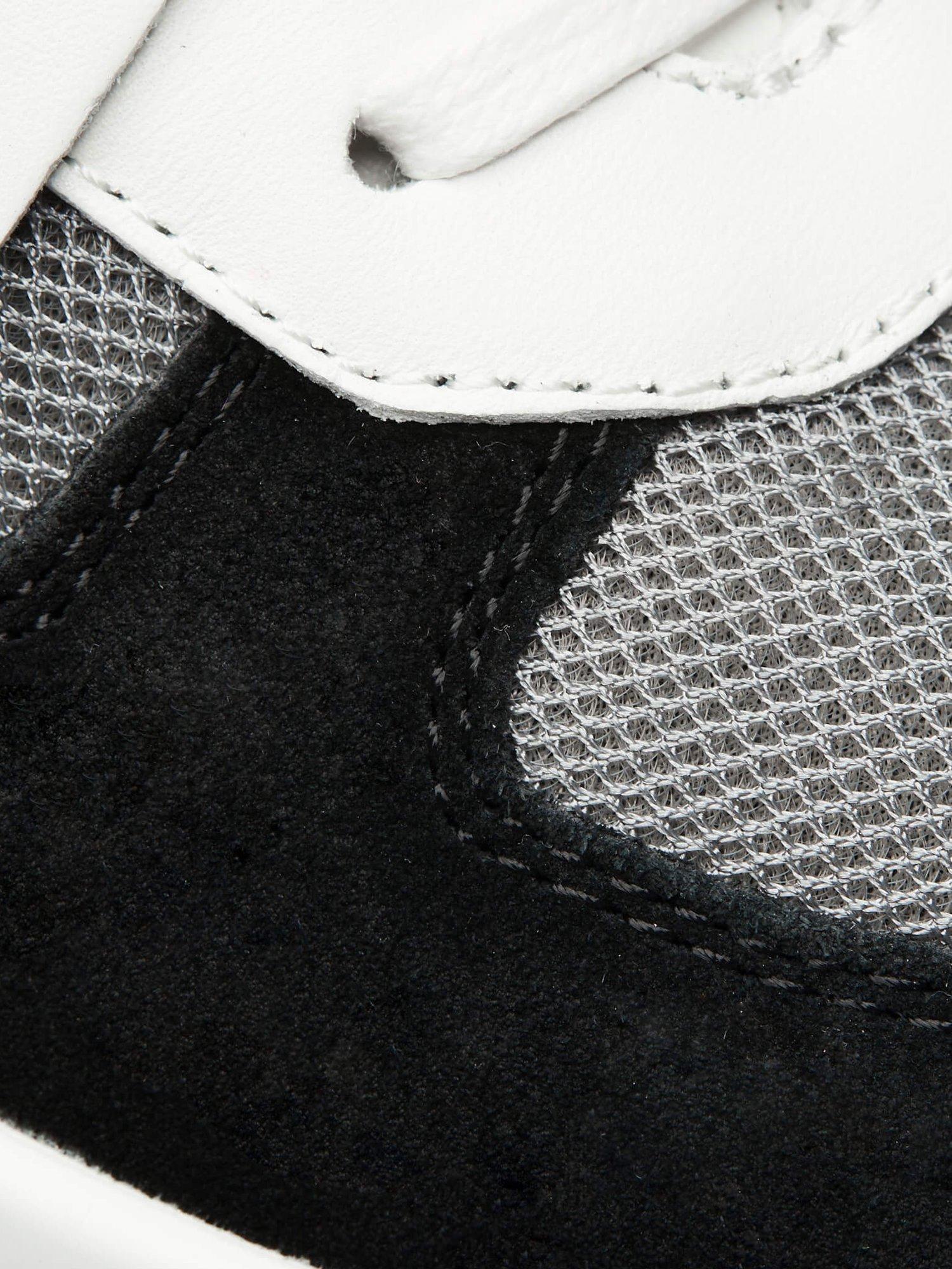 Product image 6 of 7, which shows Mallet Marquess Leather Lace-Up Trainers, White Black, 5