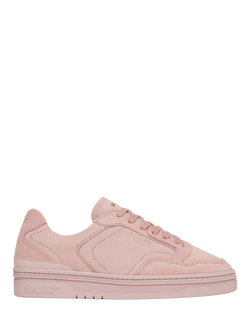 Mallet Bethany Leather Lace Up Trainers, Pink