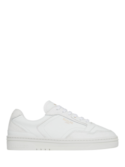 Mallet Bethany Leather Lace Up Trainers, White