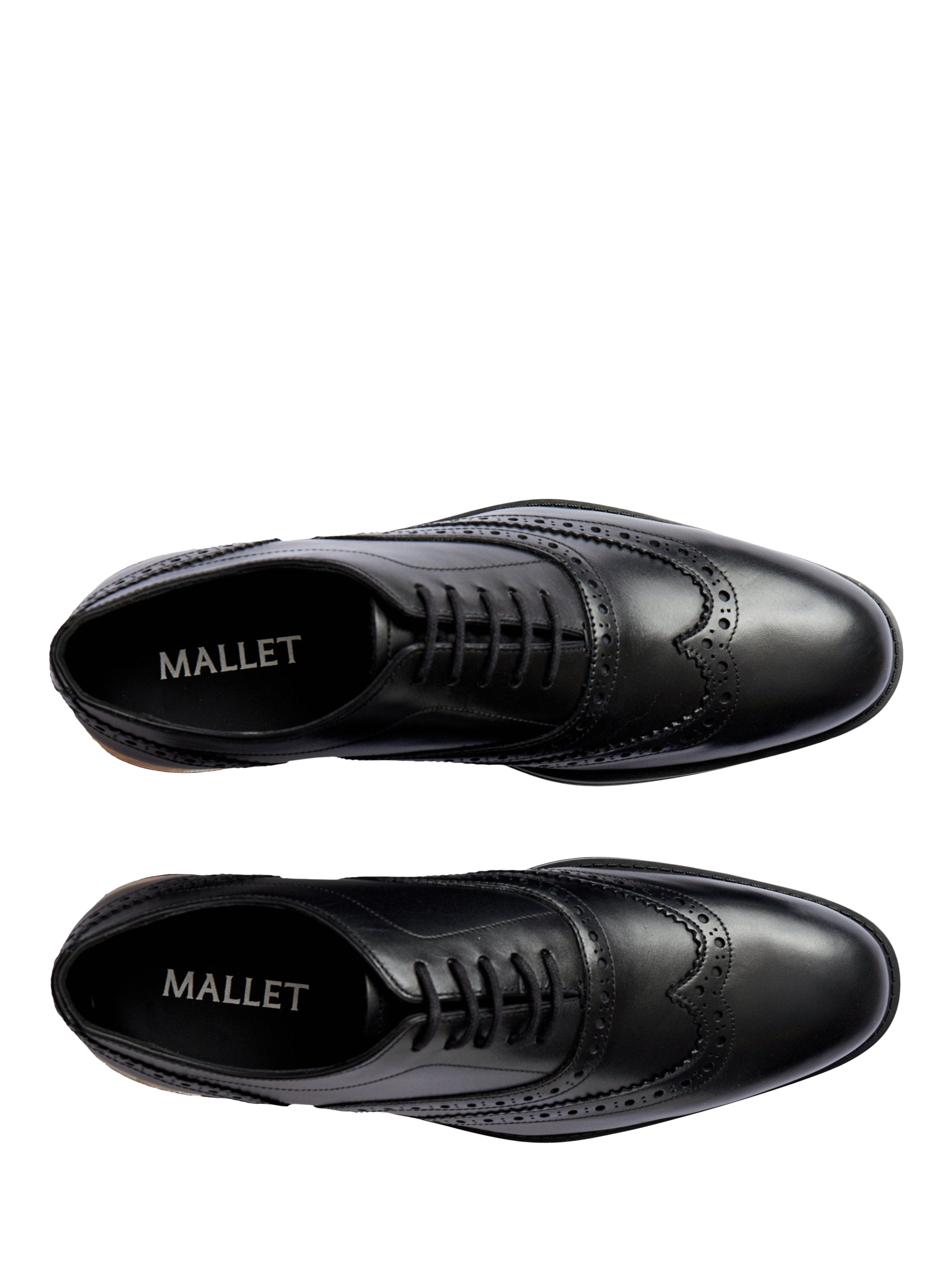 Product image 4 of 5, which shows Mallet Ransford Leather Lace Up Brogues, Black, 6