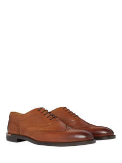 Mallet Ransford Leather Lace Up Brogues - view 2, Tan