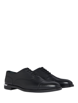 Mallet Stanmore Leather Lace Up Oxford Shoes, Black - view 2, Black