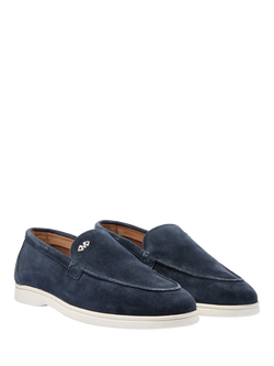 Mallet City Suede Loafers, Navy