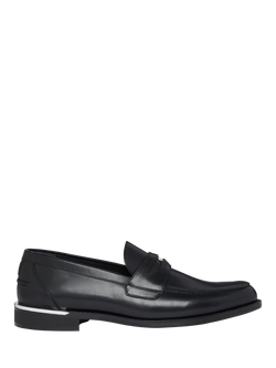 Mallet Rockwell Penny Loafers, Black