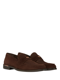 Mallet Rockwell Penny Loafers - view 2, Brown