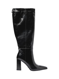 Mallet Sabelle Leather Knee High Boots, Black