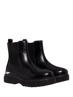 Mallet Pembroke Leather Chelsea Boots, Black - view 2, Black
