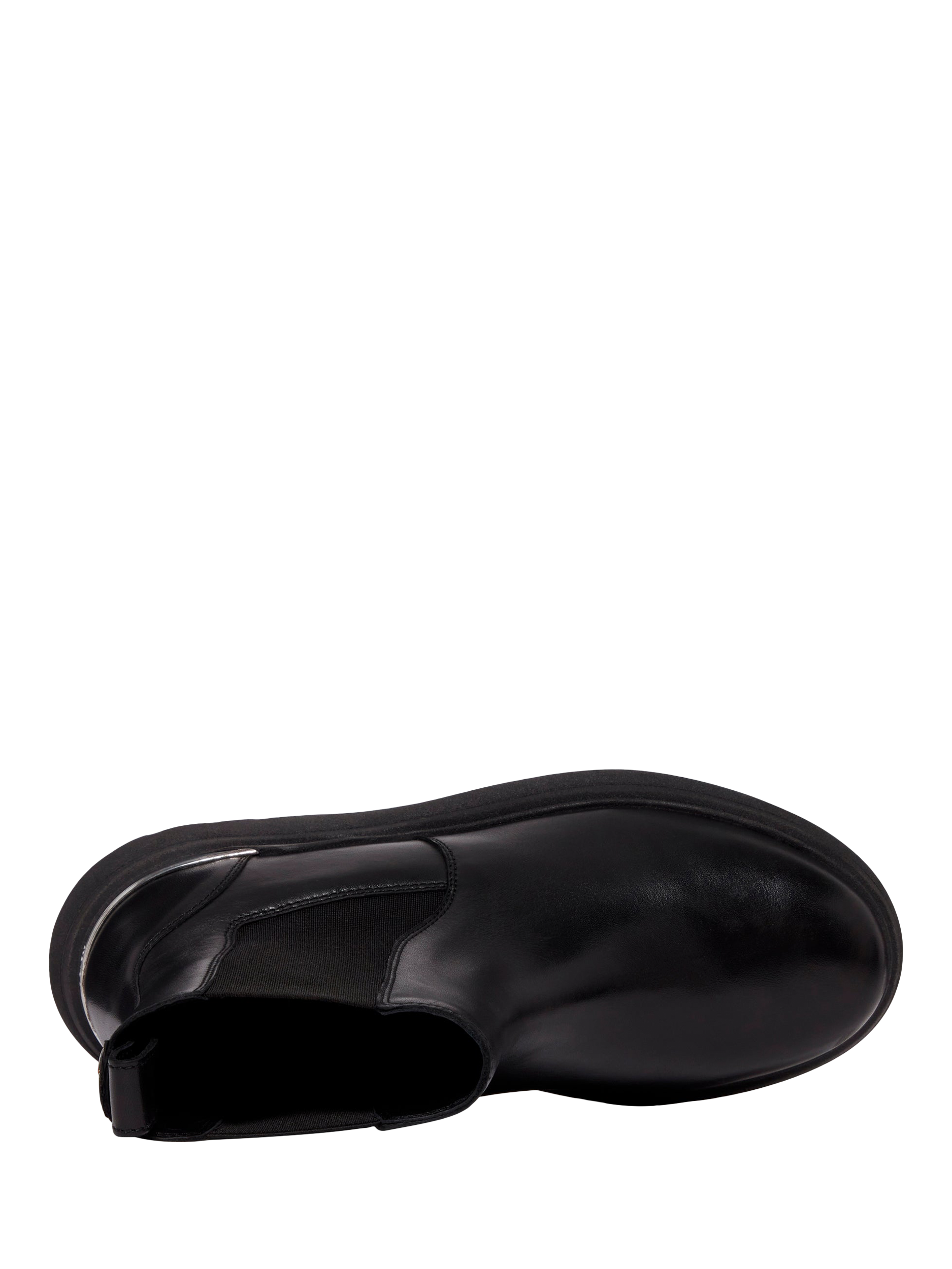 Product image 4 of 5, which shows Mallet Pembroke Leather Chelsea Boots, Black, 8