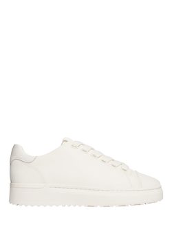 Mallet GRFTR LTC Leather Lace-Up Trainers, White