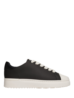 Mallet GRFTR LTC Leather Lace-Up Trainers, Black